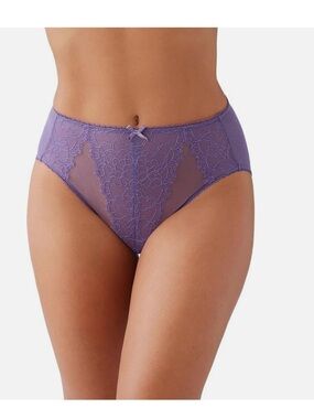 Wacoal Retro Chic Hi Cut Grape Compote Sz XL